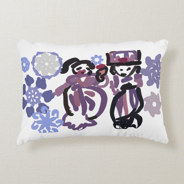 Sugar plum dance  prydnadskudde (Framsidan)