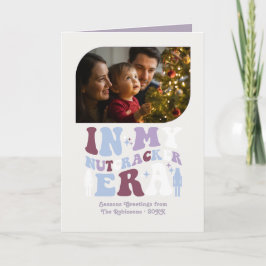 Sugar Plum Fun Retro Christmas Photos Helgkort