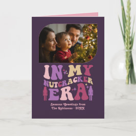 Sugar Plum Fun Retro Christmas Photos Helgkort