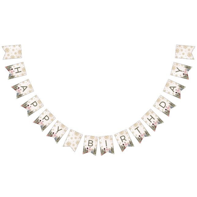 Sugar Plum Nutcracker Birthday Banner Vimplar (Alla)