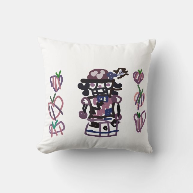 Sugar plum nutcracker kudde (Framsida)