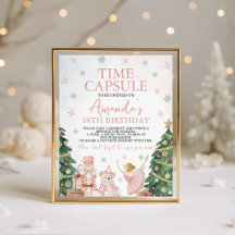 Sugar Plum Nutcracker Time Capsule Sign
