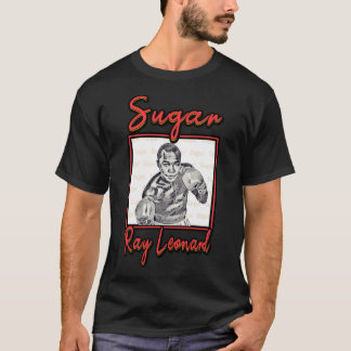 Sugar Ray Leonard White T Shirt
