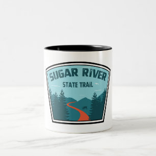 Sugar River State Trail Wisconsin Två-Tonad Mugg