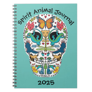Sugar Skull-anteckningsbok Journal Anteckningsbok