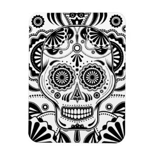Sugar Skull Art "Day of the dead"-magnet Magnet