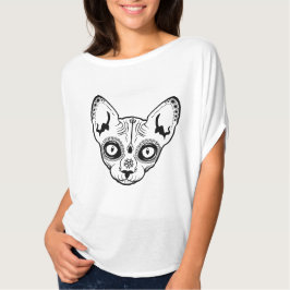 Sugar Skull Boris-katten Tee