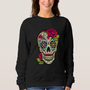 Sugar Skull Day of the dead Dia de Los Muertos Flo T Shirt