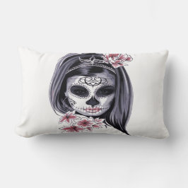 Sugar Skull Day of the dead Día de Muertos Lumbarkudde