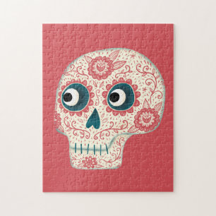 Sugar Skull Day of the dead Jigszle Puzzle Pussel