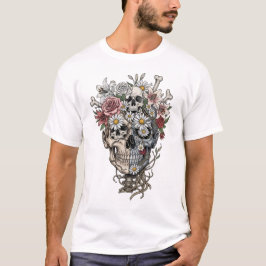 Sugar Skull Dia De Los Muertos Day of the dead T Shirt
