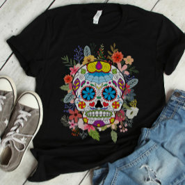 Sugar Skull Dia De Los Muertos Day of the dead T Shirt