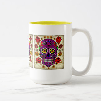 Sugar Skull Dia De Los Muertos Mugg