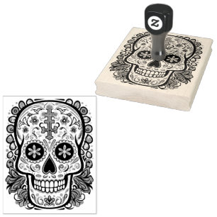 Sugar Skull ☠️ 💀 Día de Muertos Stämpel