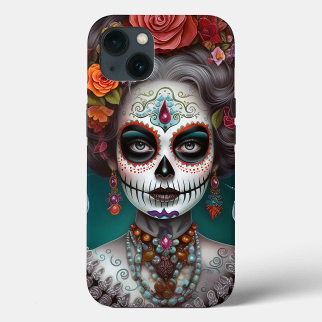 Sugar Skull Girl Day of the dead (Baksida)