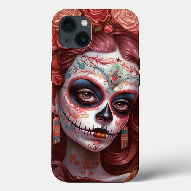 Sugar Skull Girl Day of the dead (Baksida)