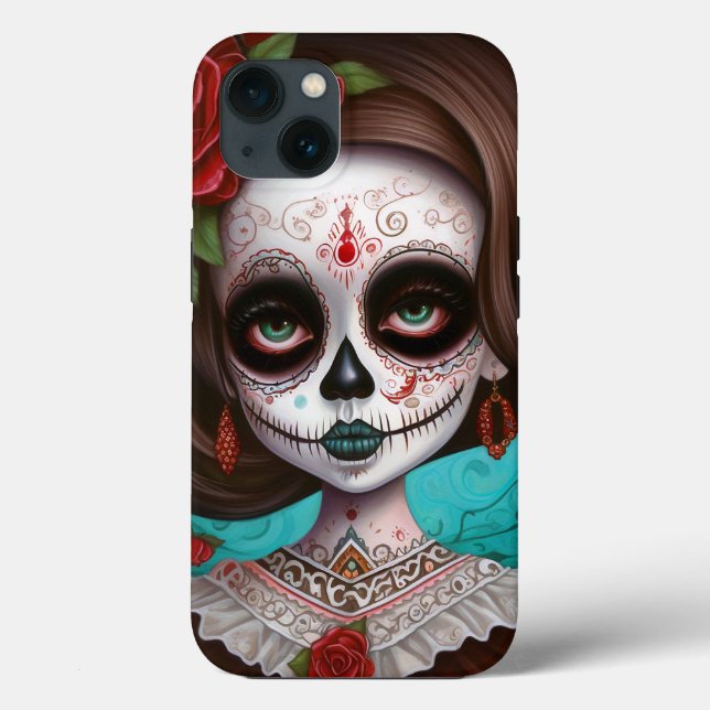 Sugar Skull Girl Day of the dead (Baksida)