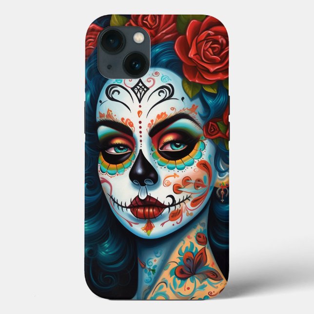 Sugar Skull Girl Day of the dead (Baksida)