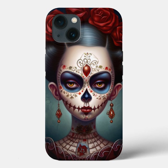 Sugar Skull Girl Day of the dead (Baksida)