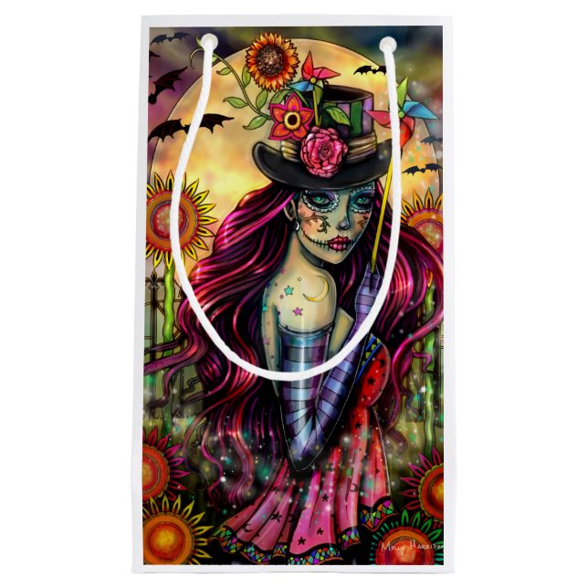 Sugar Skull Girl Fantasy Halloween Art (Framsidan)
