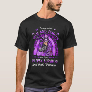 Sugar Skull I kan inte vara Rik och Berömd Epileps T Shirt