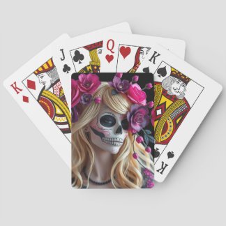 Sugar-skull playing cards casinokort