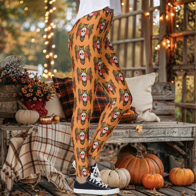 Sugar Skull Ro Uggla Leggings (Skapare uppladdad)