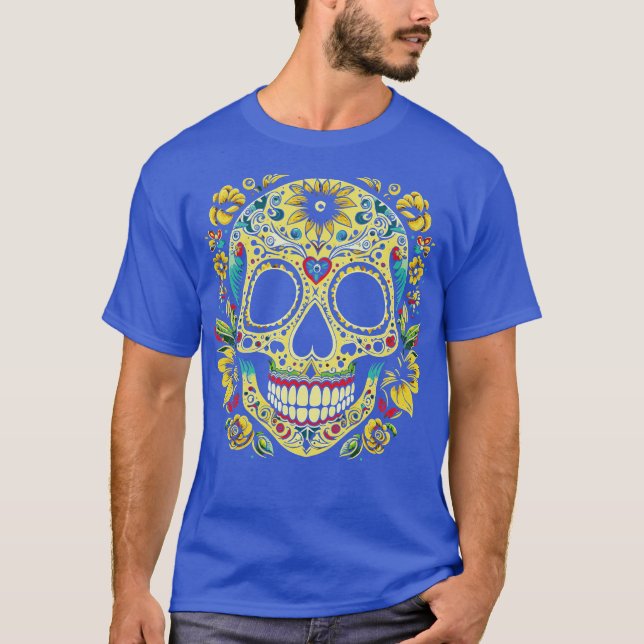 Sugar skull t shirt (Framsida)