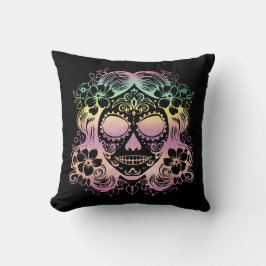Sugar Skull Vacker La Catrina Day of the dead Kudde