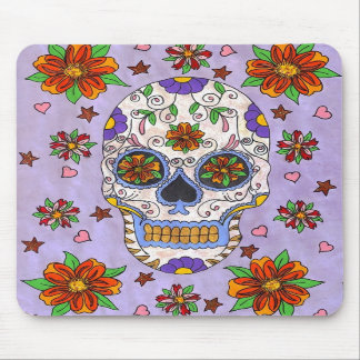 Sugar Skull with Marigolds Musmatta