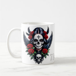 Sugar Skullängel med Ro. Kaffemugg