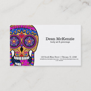 Sugar Skulls kroppsdel Visitkort