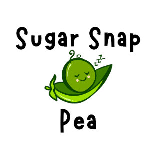 Sugar Snap Pea A retro pet namn T Shirt