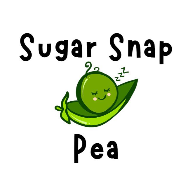 Sugar Snap Pea A retro pet namn T Shirt (Skapare uppladdad)