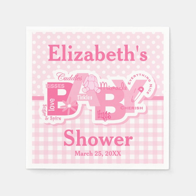 Sugar & Spice Bunny Pappersservett (Framsidan)