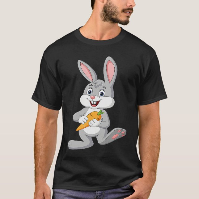 Sugar sweet Easter bunny Easter T Shirt (Framsida)