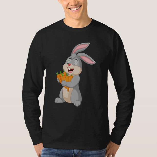 Sugar sweet Easter bunny Easter T Shirt (Framsida)