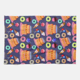 Sugära desljus: Cute Pastry, Mönster Kökshandduk