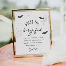 SUGARBOO Gissa Baby matspelsskylt Poster