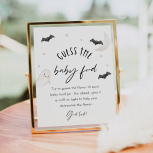SUGARBOO Gissa Baby matspelsskylt Poster