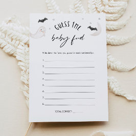 SUGARBOO Halloween Gissa Card Baby Inbjudningar