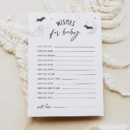 SUGARBOO Halloween Önskemål för Baby Adapter Inbjudningar