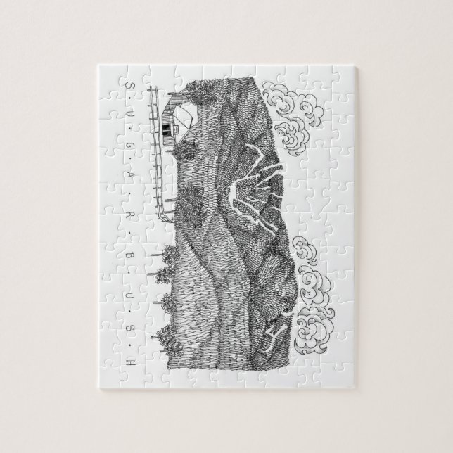 Sugarbush Vermont illustrationpussel Pussel (Vertikal)