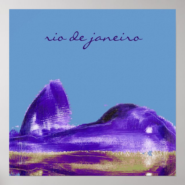 Sugarloaf bergsRio JR Poster (Framsidan)