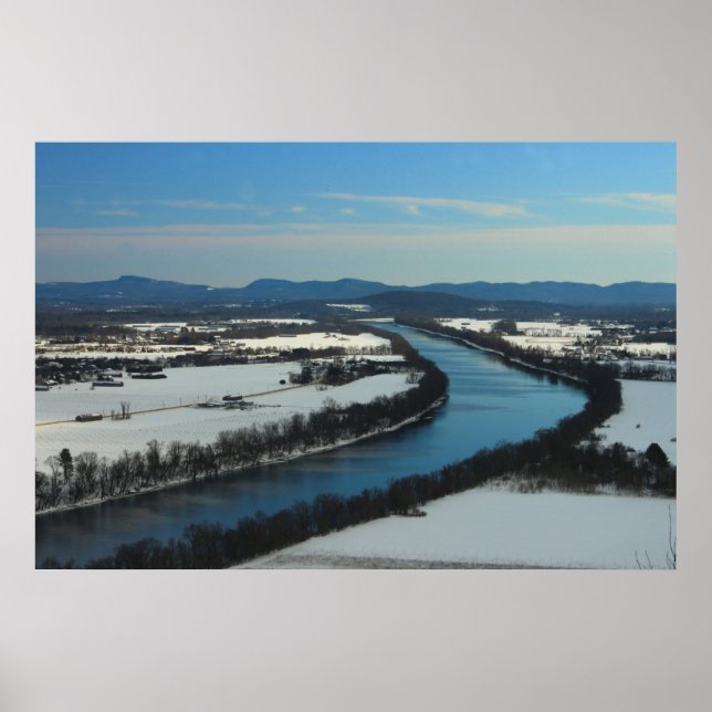 Sugarloaf Connecticut River View Poster (Framsidan)