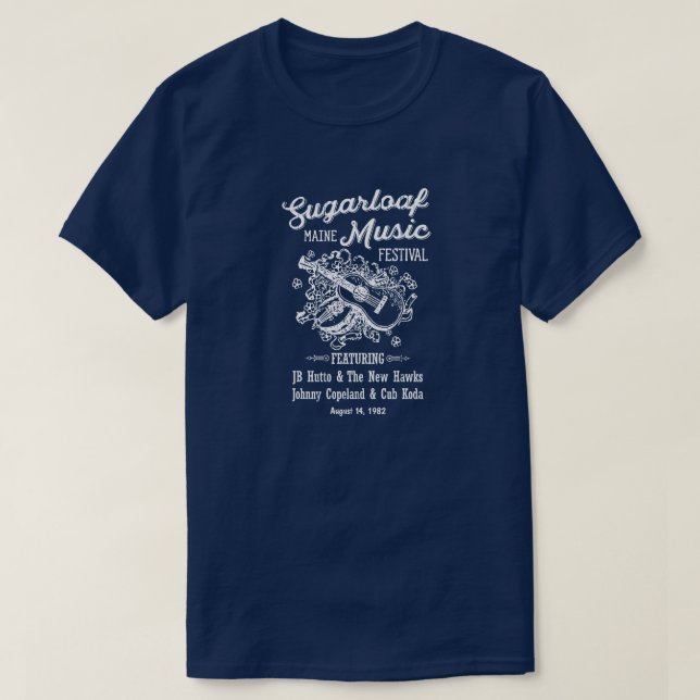 Sugarloaf Maine Music Festival T Shirt (Design framsida)
