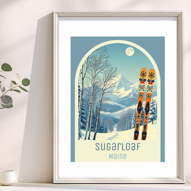 Sugarloaf Maine skidort Poster (Skapare uppladdad)