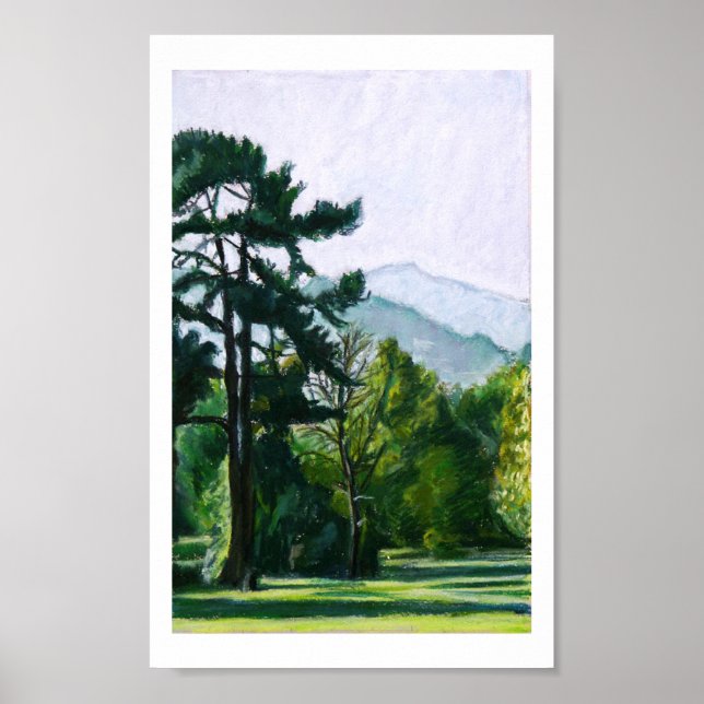 Sugarloaf Mountain från Abergavenny, Wales, Print Poster (Framsidan)