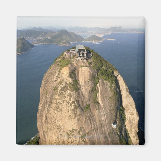 Sugarloaf Mountain, Rio de Janeiro, Brasilien Magnet (Framsidan)