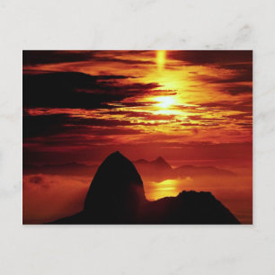 Sugarloaf Mountain, Rio de Janeiro, Brasilien Vykort